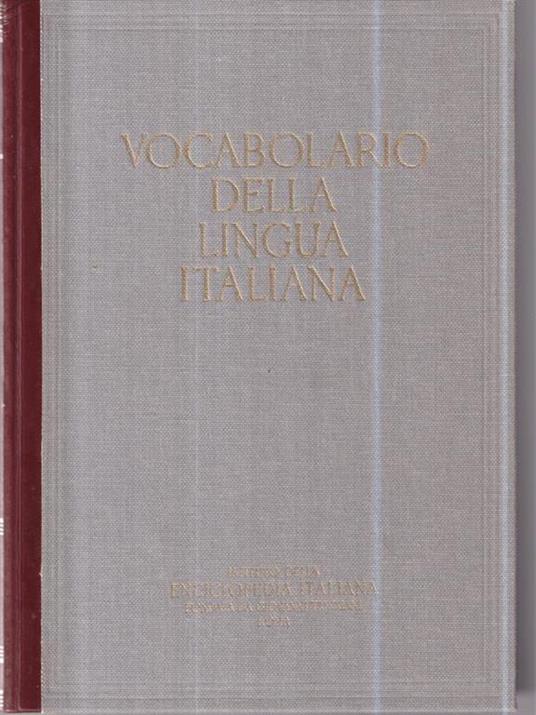 Vocabolario della lingua italiana 5 voll - copertina