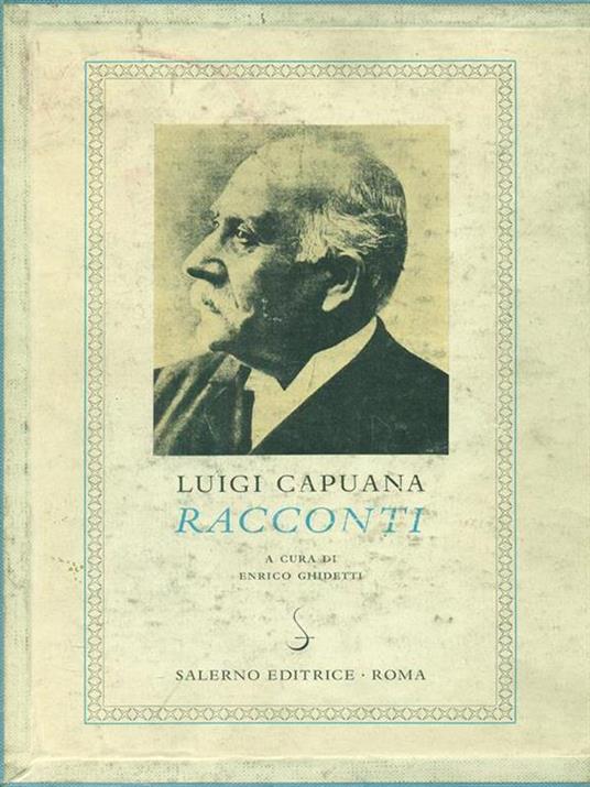 Racconti - Luigi Capuana - copertina