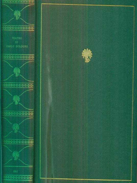 Teatro di Carlo Goldoni - Ferdinando Palmieri - copertina