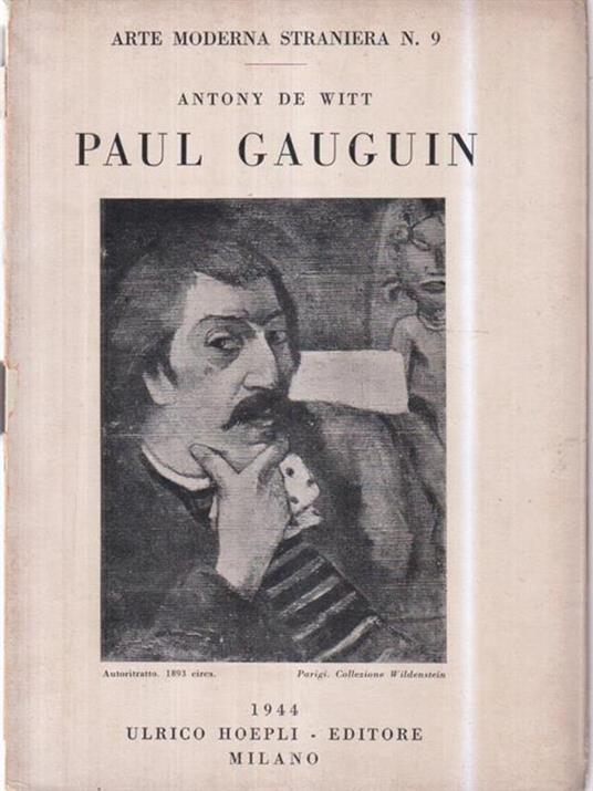 Paul Gauguin - Antony De Witt - copertina