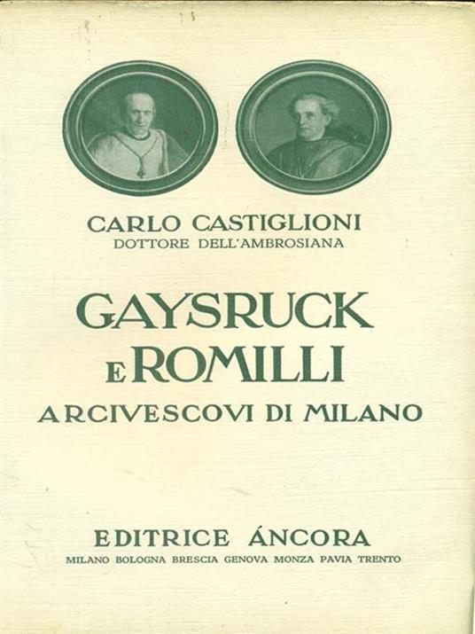 Gaysruck e Romilli - Carlo Castiglioni - copertina