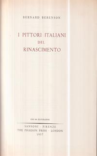 I pittori italiani del rinascimento
