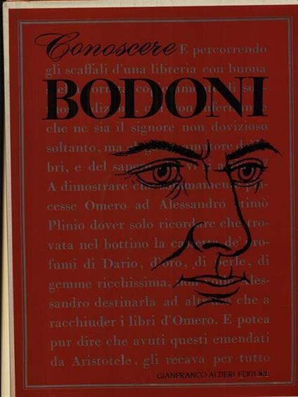 Conoscere Bodoni - Stefano Ajani - copertina