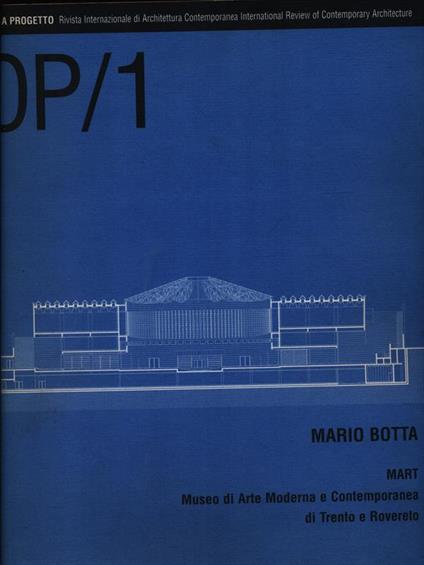 OP/1 Opera Progetto - Mario Botta - Gabriele Cappellato - copertina