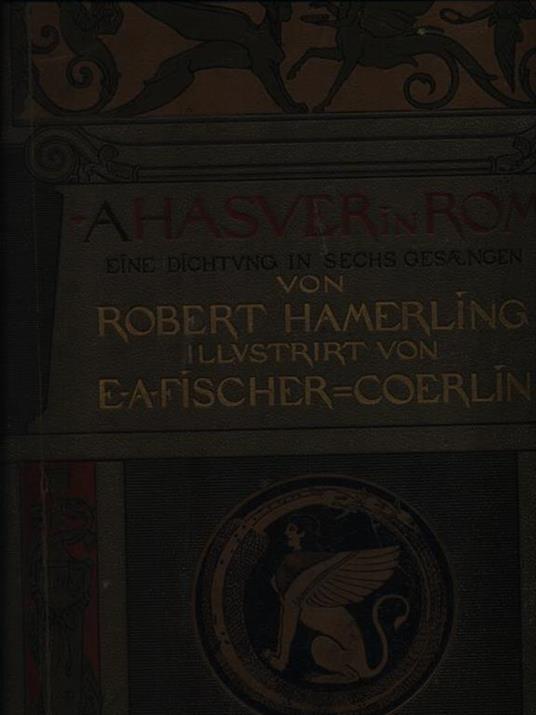 Ahasver in Rom - Robert Hamerling - copertina