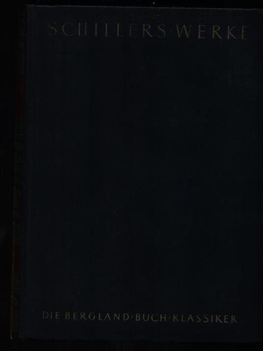 Schillers werke 2vv - Frederick Sciller - copertina