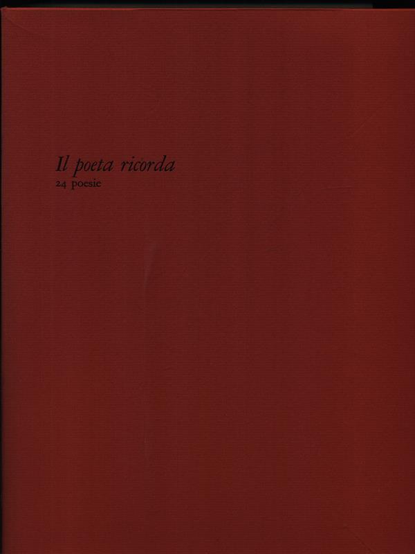 Il poeta ricorda