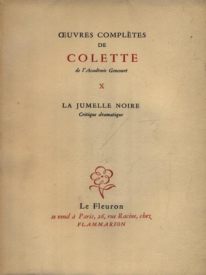 Oeuvres completes 15vv - Colette - copertina