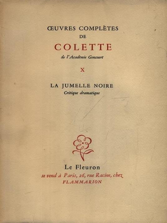 Oeuvres completes 15vv - Colette - copertina