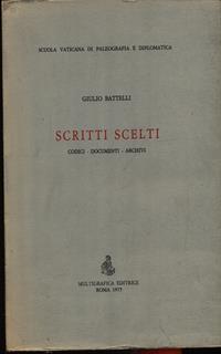 Scritti scelti