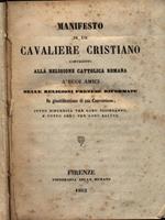Manifesto di un cavaliere cristiano