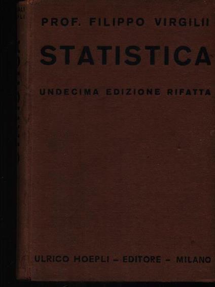 Statistica - Filippo Virgilii - copertina