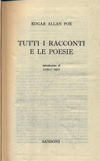 Tutti i racconti e le poesie
