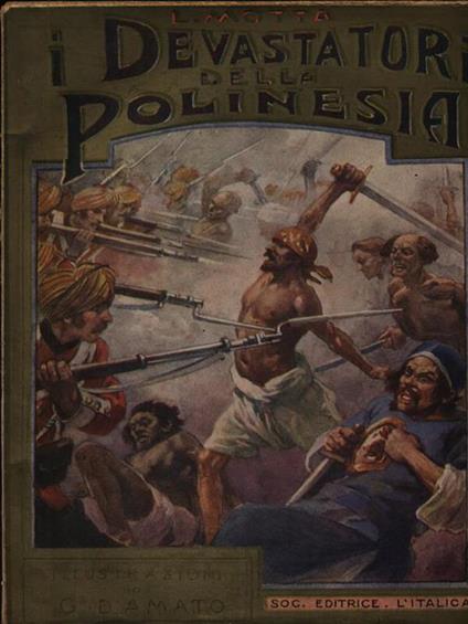 I devastatori della Polinesia - Luigi Motta - copertina