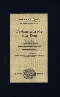 L' origine della vita sulla Terra