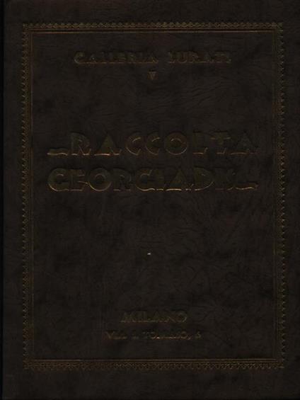 Raccolta Georgiadis - copertina