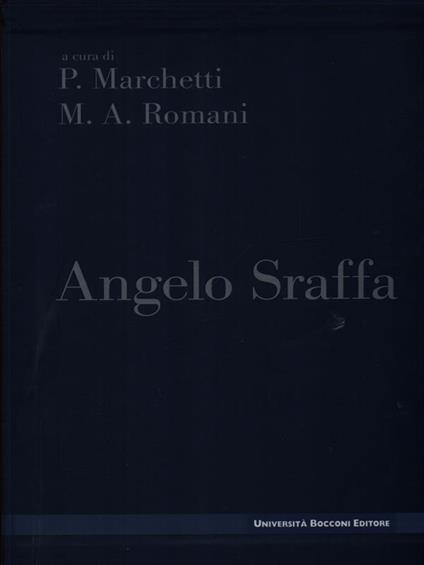 Angelo Sraffa - P. Marchetti - copertina
