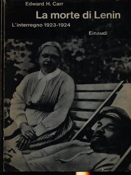 La morte di Lenin - Edward Carr - copertina