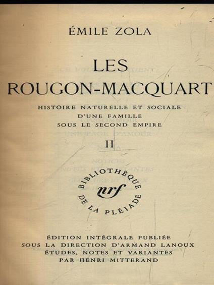 Les Rougon-Macquart 5vv - Émile Zola - copertina