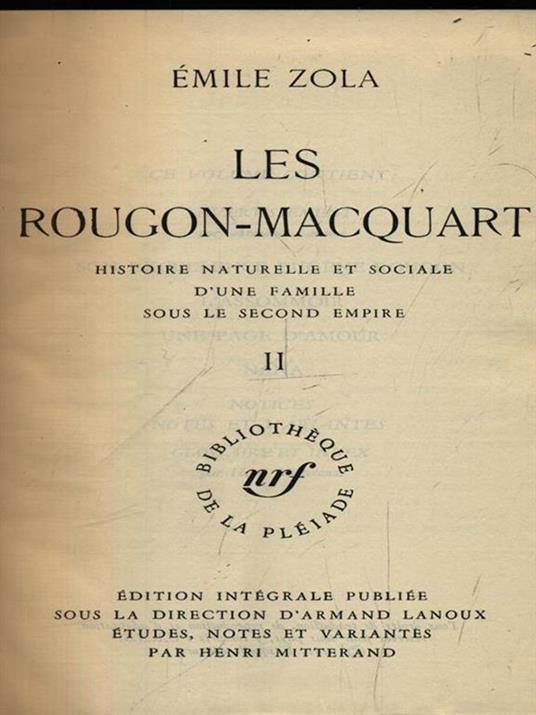 Les Rougon-Macquart 5vv - Émile Zola - copertina