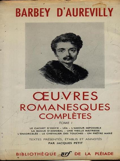 Oeuvres romaneques completes tome I - copertina