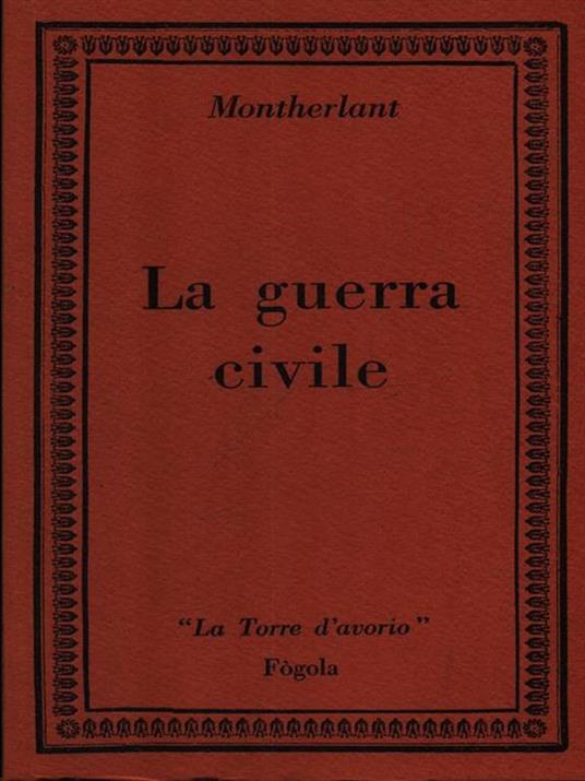 La guerra civile - copertina