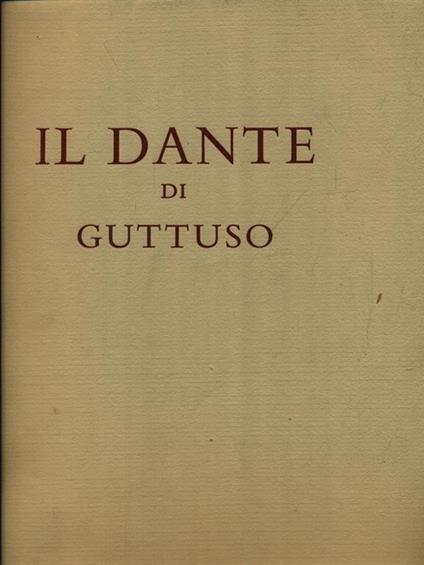 Il Dante di Guttuso - Renato Guttuso - copertina
