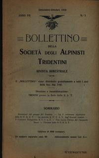 Bollettino della società degli alpinisti tridentini settembre-ottobre 1910