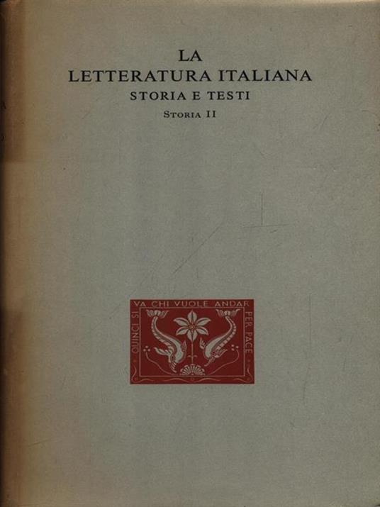 Storia letteraria del Trecento - Natalino Sapegno - copertina