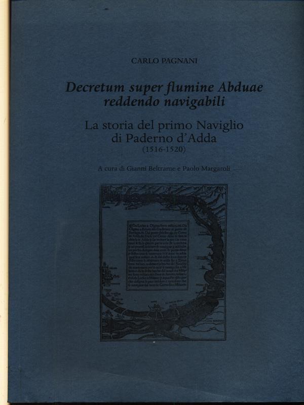 Decretum super flumine Abduae reddendo navigabili