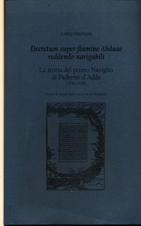 Decretum super flumine Abduae reddendo navigabili