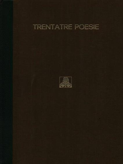 Trentatre poesie - Diego Valeri - copertina