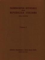 Farmacopea uffucuale della Repubblica Italiana 3vv