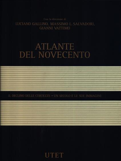 Atlante del Novecento 3vv - copertina