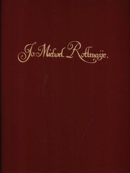 Johann Michael Rottmayr - Edward A. Maser - copertina