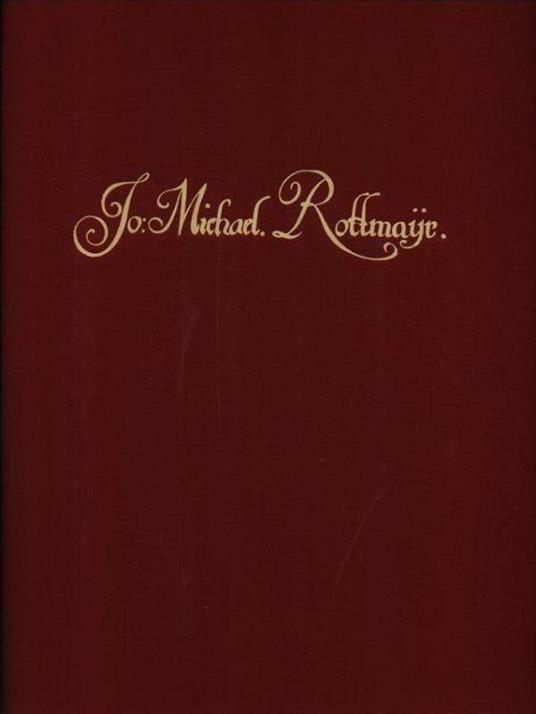 Johann Michael Rottmayr - Edward A. Maser - copertina