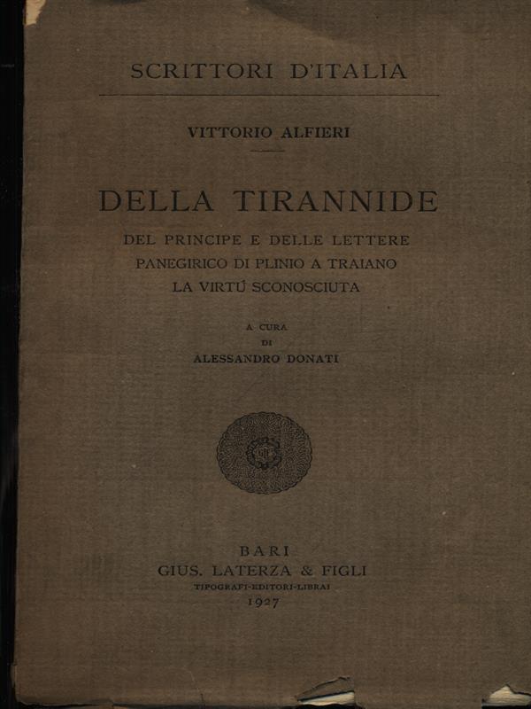 Della tirannide