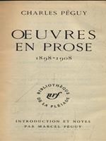 Oeuvres en prose 1898-1918