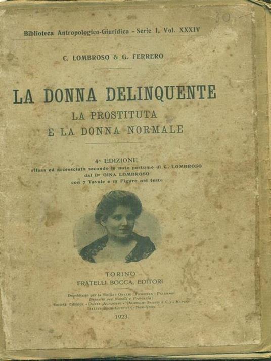 La donna delinquente - Cesare Lombroso - copertina