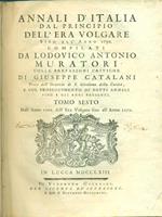 Annali d'Italia dal principio dell'era volgare sino all'anno 1750 6vv