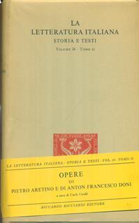 Opere di Pietro Aretino e di Anton Francesco Doni tomo II