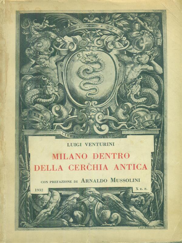 Milano dentro della cerchia antica
