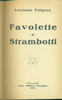 Favolette e strambotti