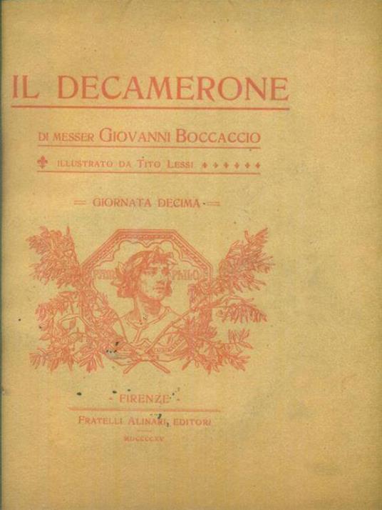 Il Decamerone 10vv - Giovanni Boccaccio - copertina