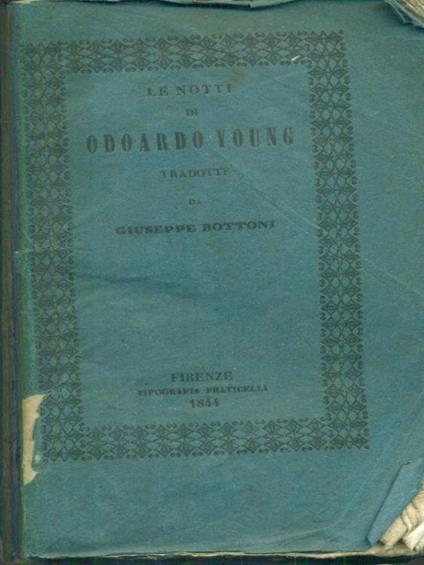 Le notti - Odoardo Young - copertina