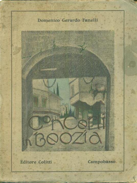 Concerti in Beozia - Domenico Gerardo Fanelli - copertina