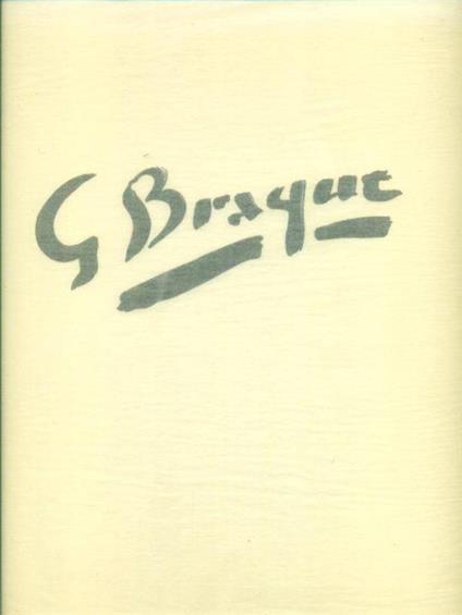 G. Braque - copertina