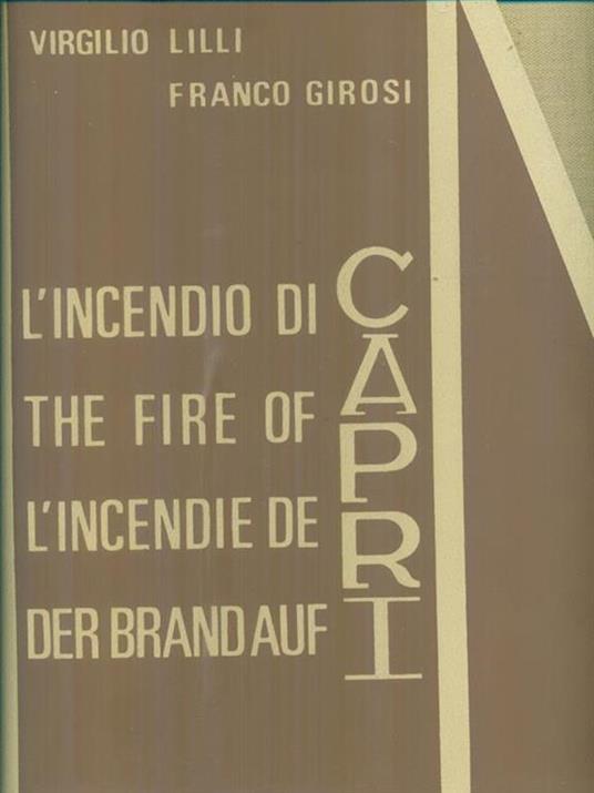 L' incendio di Capri - Virgilio Lilli - copertina
