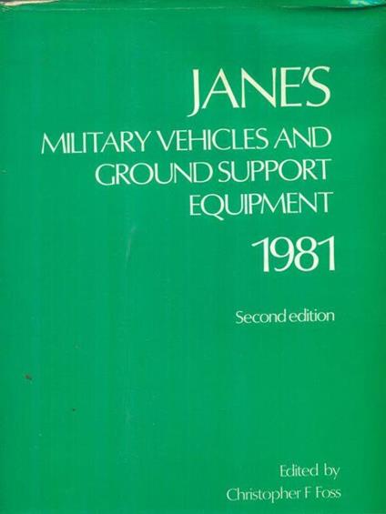 Jane's 1981 - Christopher F. Foss - copertina