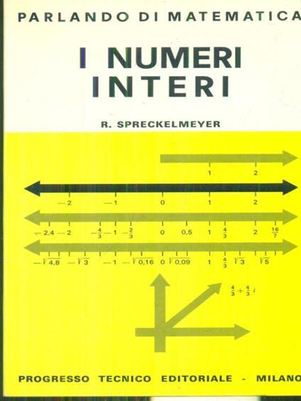 I numeri interi - Richard Spreckelmeyer - copertina